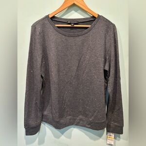 NWT INC International Concepts beaded sweatshirt